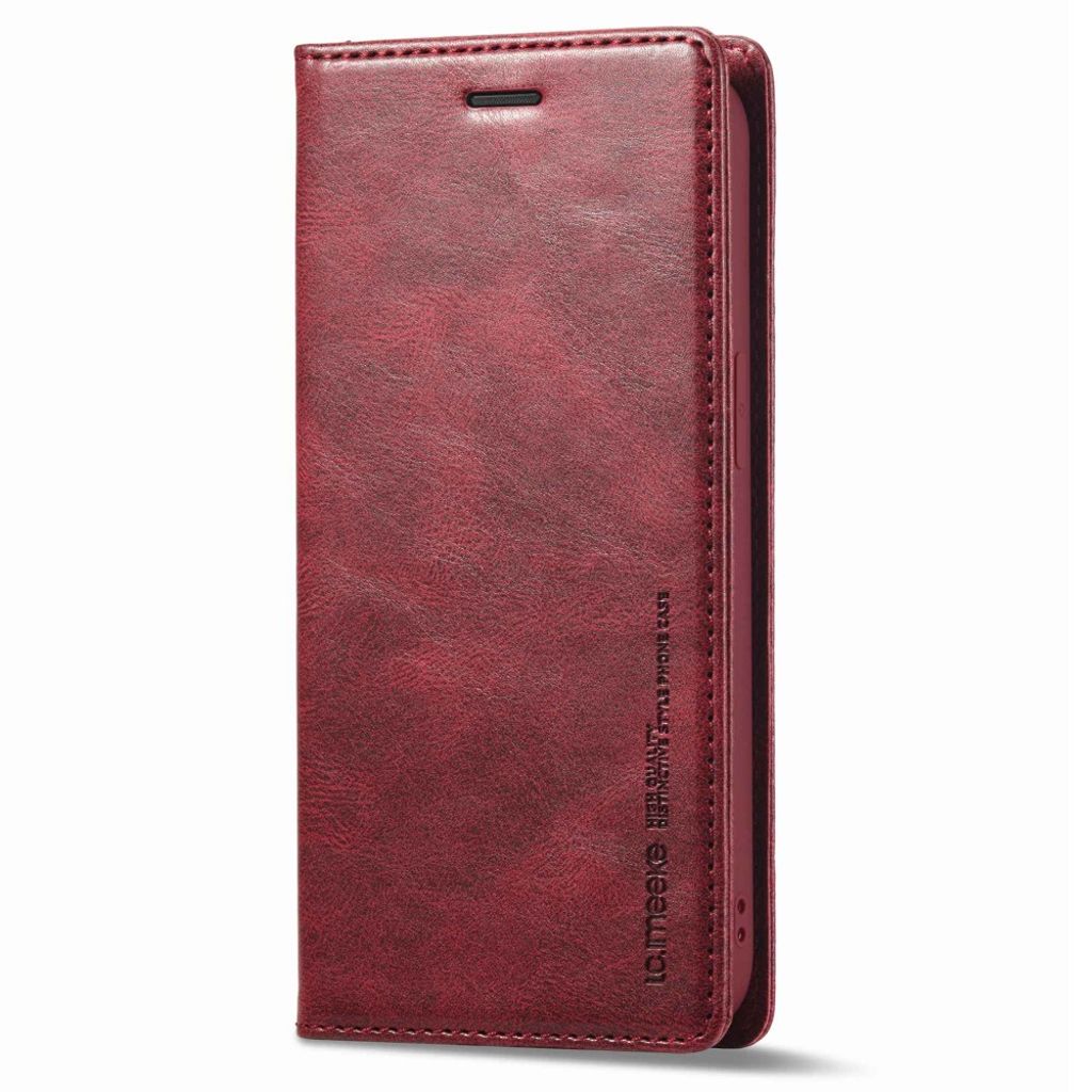 LC.IMEEKE iPhone 12 Mini Wallet Cover - Red