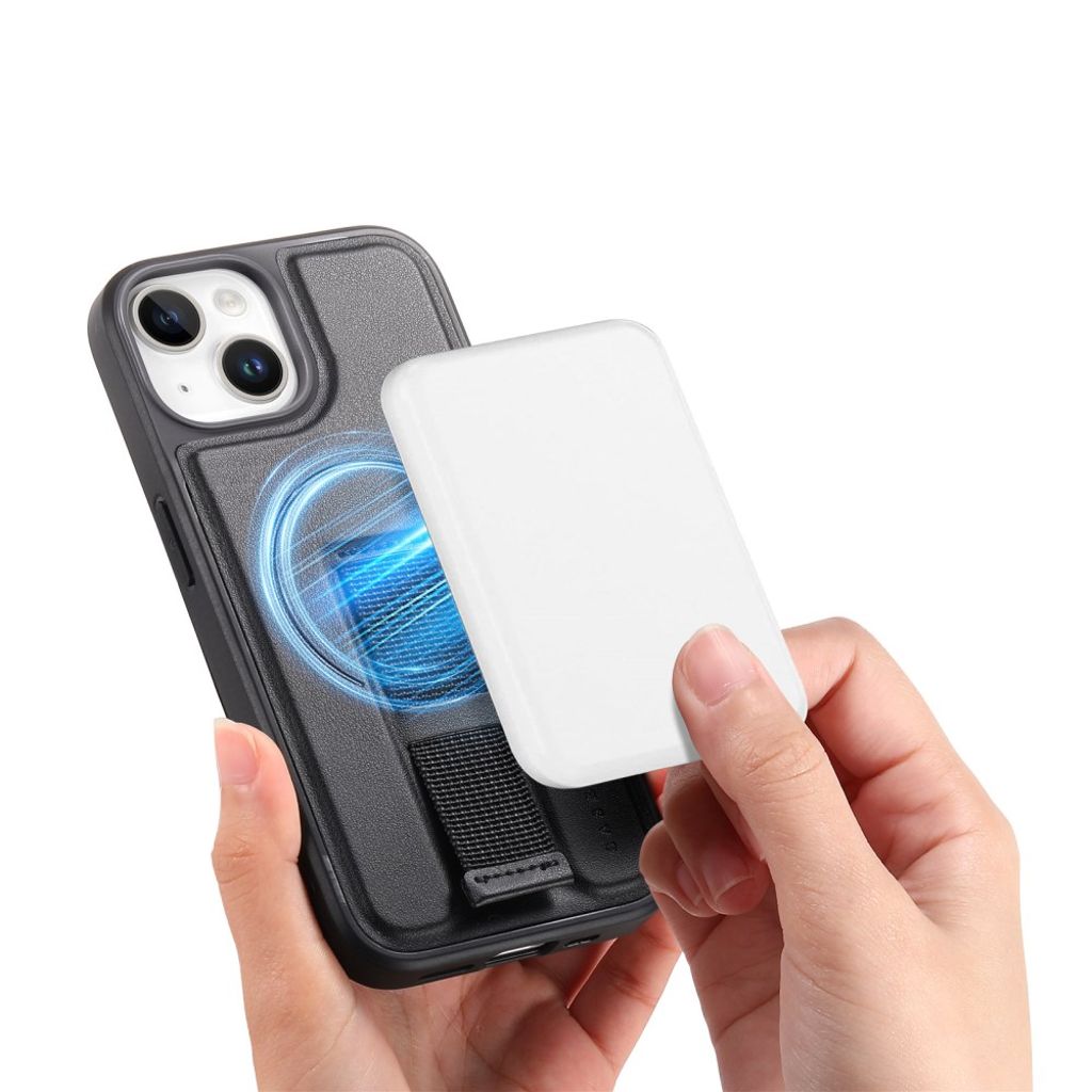 iPhone 14/13 Magnetic Case Wristband - Black
