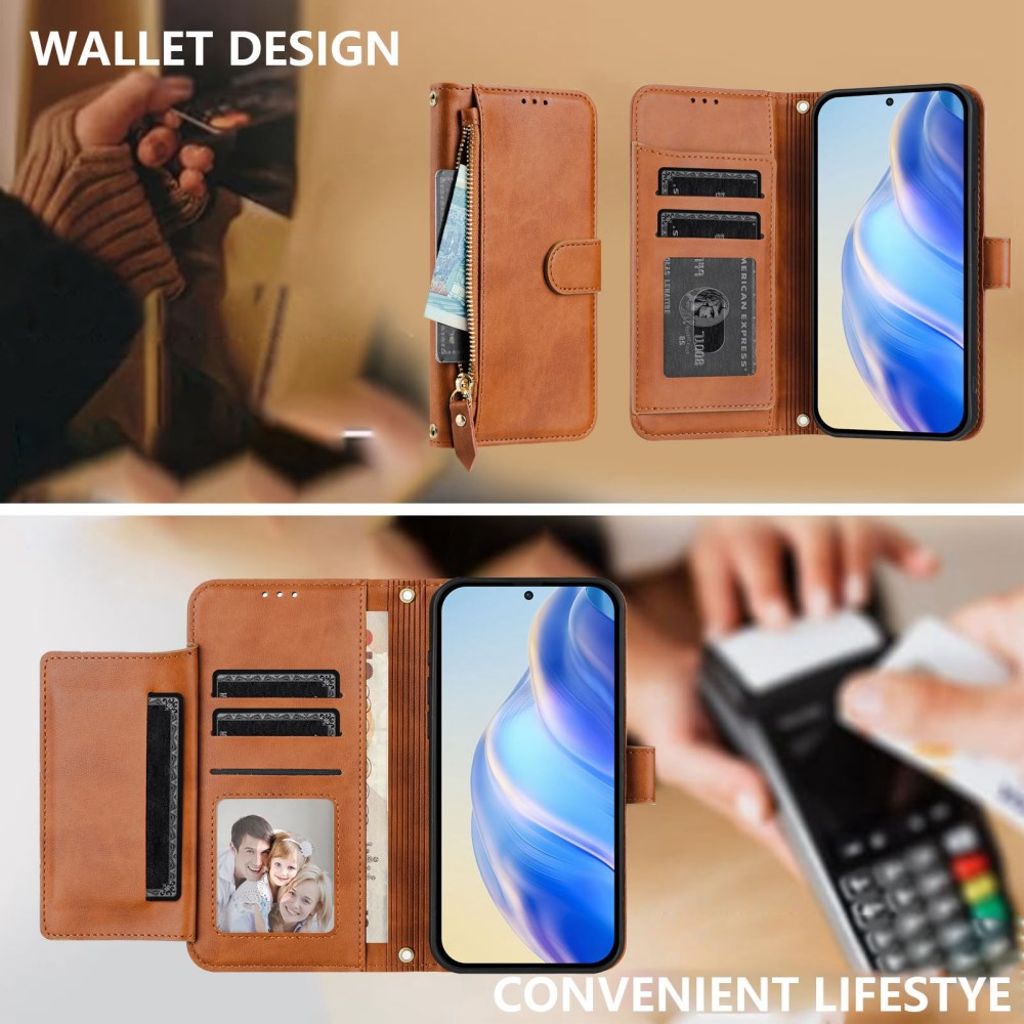 Xiaomi 15T Etui med Kortspor - Brun
