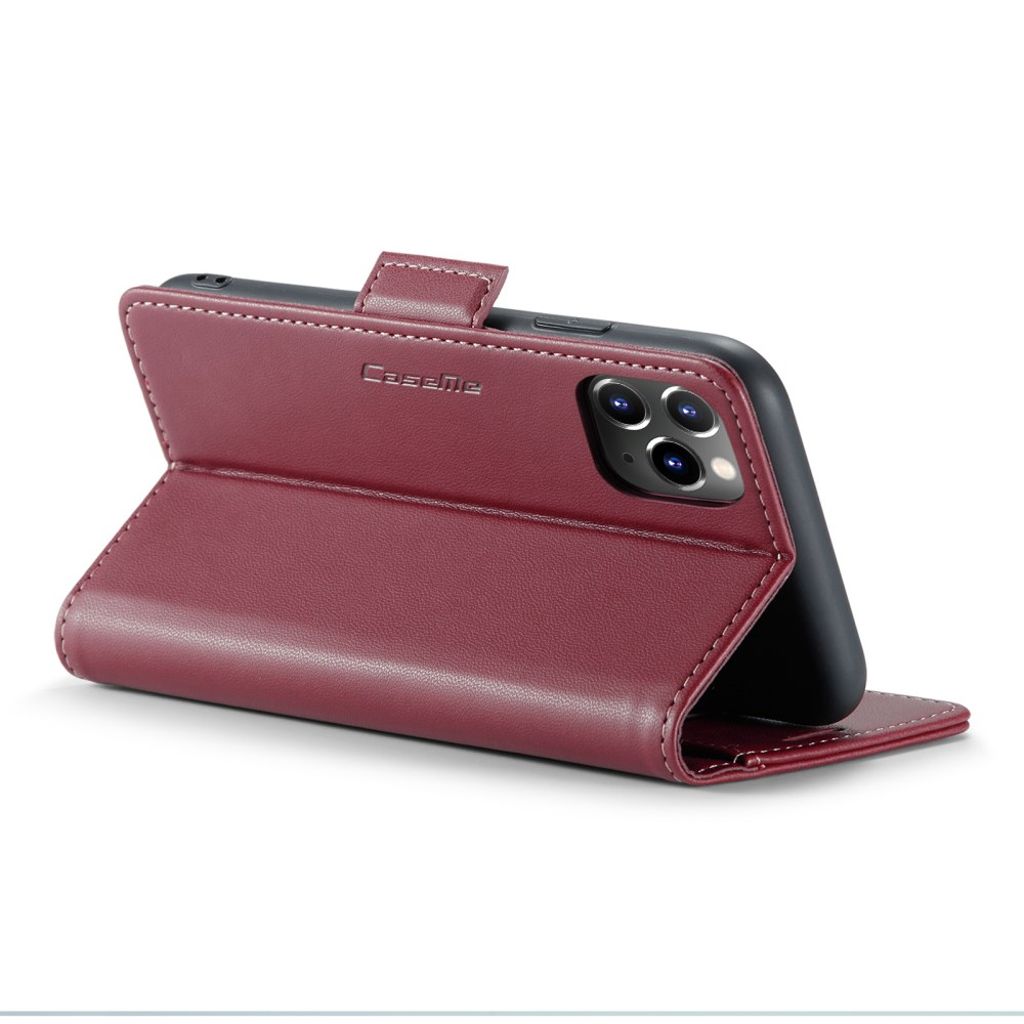 CASEME iPhone 11 Pro Max Lompakkokotelo RFID-estolla – Punainen