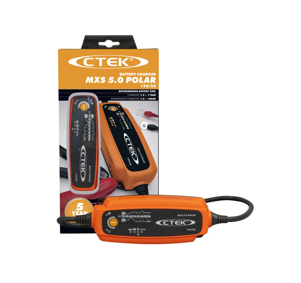 12V CTEK MXS5.0 Polar 5A oplader 1,2-110Ah