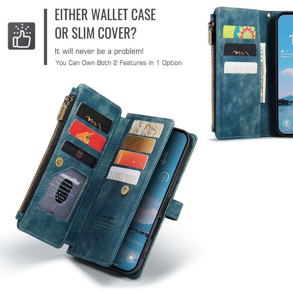 CASEME iPhone Air Etui med Stativ - Blå