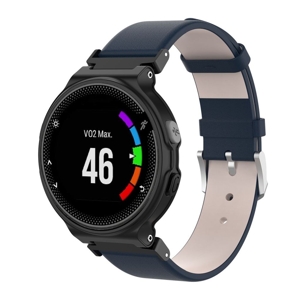 Garmin Forerunner 220/230/235/630/620/735X Klokkereim i PU-skinn - Blå