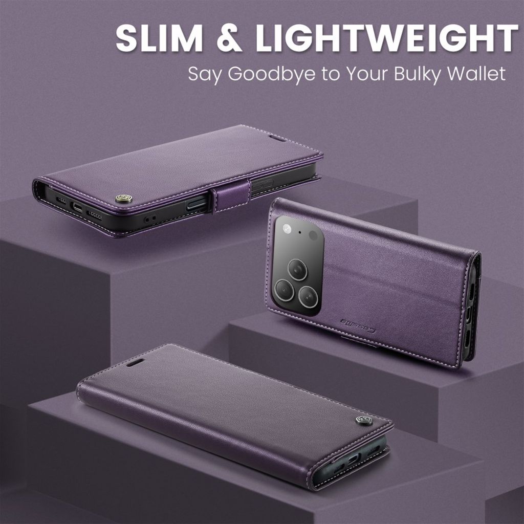 CASEME iPhone 17 Pro Max Etui med Stativ - Lilla