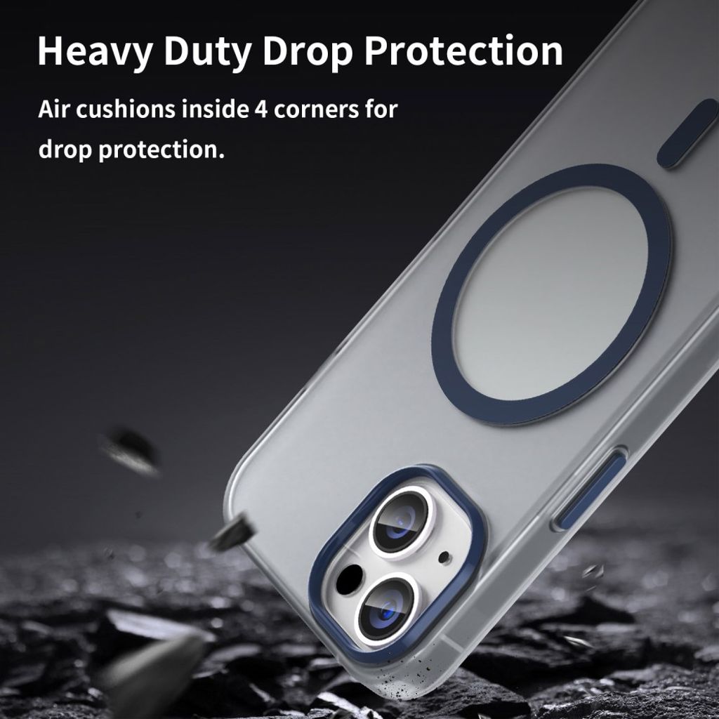 iPhone 13 MagSafe-yhteensopiva Kuori - Tummansininen