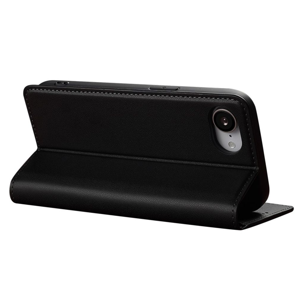 LC.IMEEKE iPhone 16e Plånboksfodral PU-läder Stativ Kortfack – Svart