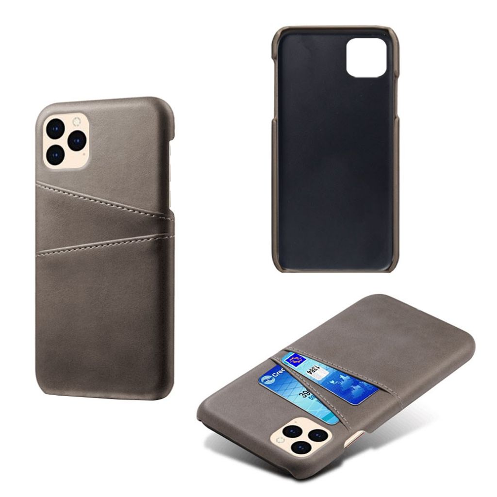 KSQ iPhone 12 Mini Case with Card slots - Grey