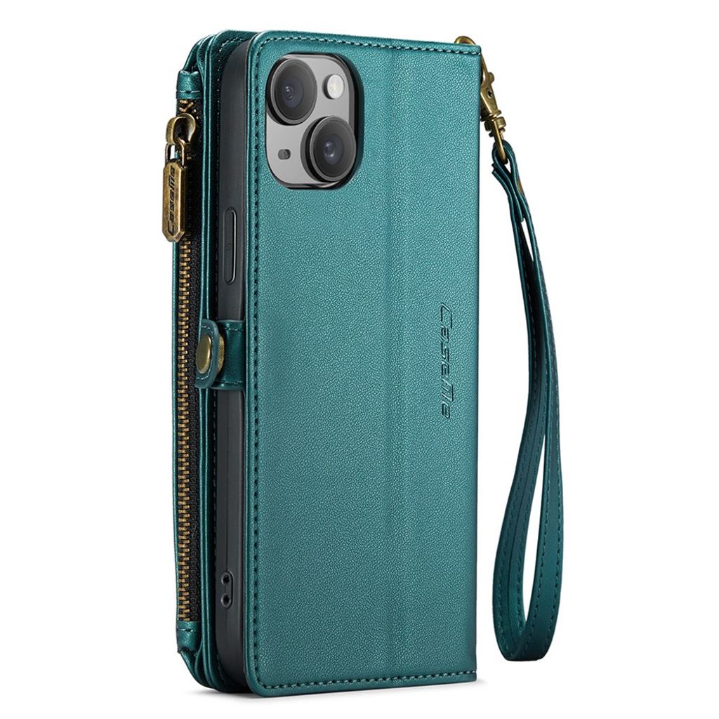 CASEME iPhone 15 Plus Etui med 10 Kortplads - Grøn