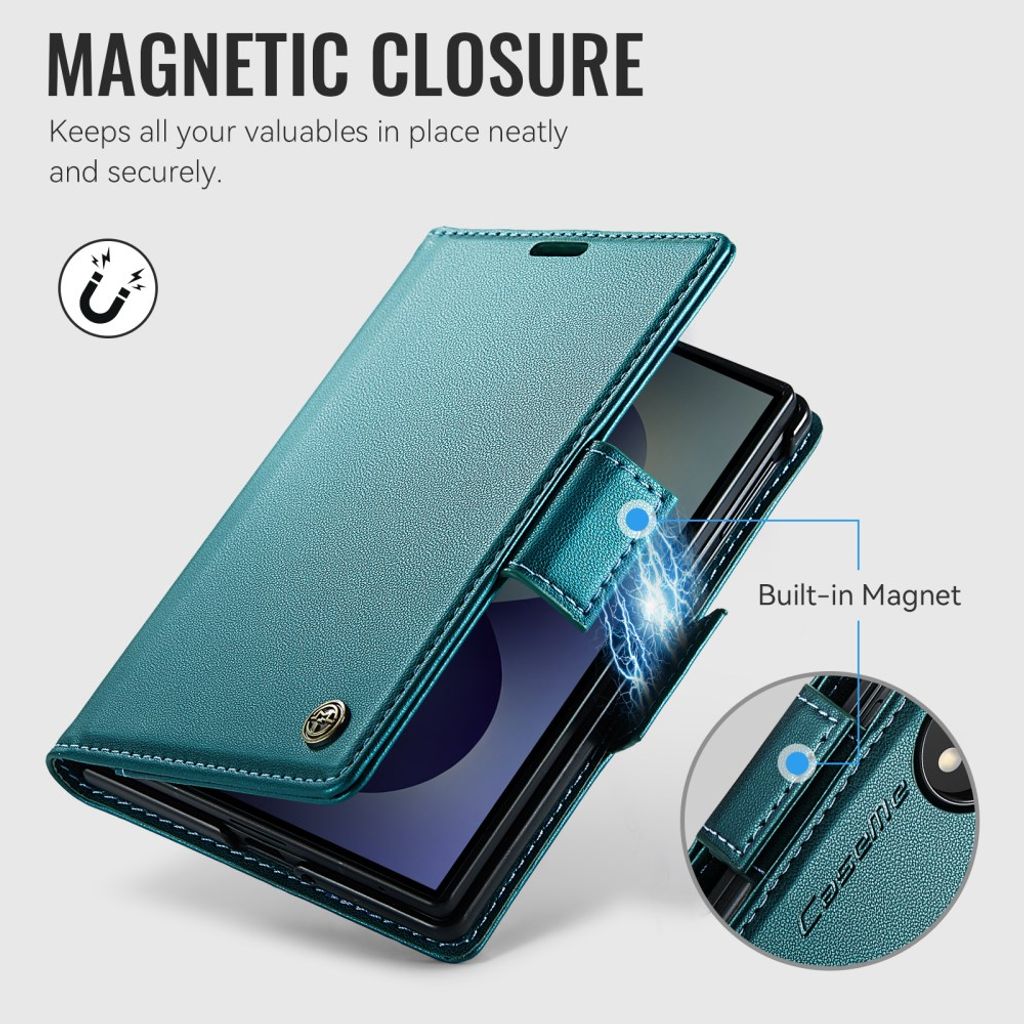 CASEME Samsung Galaxy Z Fold8 Flip Cover med RFID blokering - Grøn