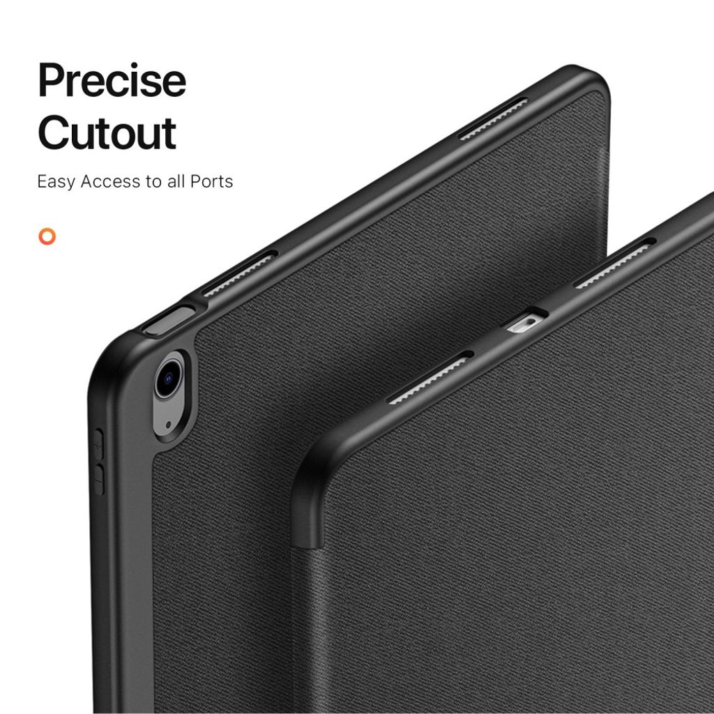 Dux Ducis iPad Air 13" 2026/2025/2027 Flip cover med holder til styluspen - Sort