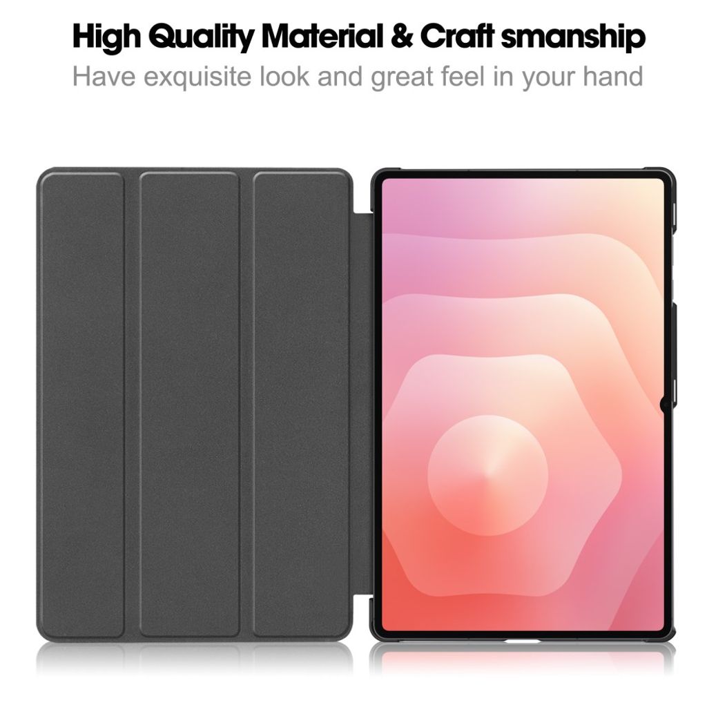 Samsung Galaxy Tab S11 Ultra-deksel med tre fold – svart