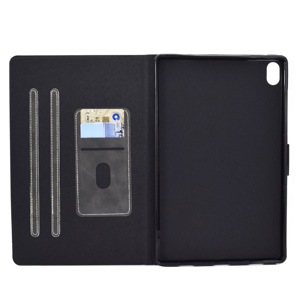 iPad A16 11" 2025/10.9" 2024 Folio flip cover med kortlommer - Sort