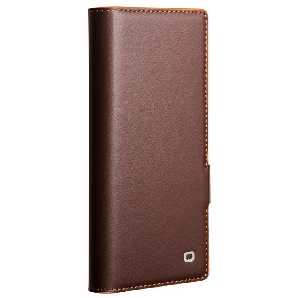 QIALINO Samsung Galaxy Z Fold8 Ultra Flip cover i ægte læder - Brun