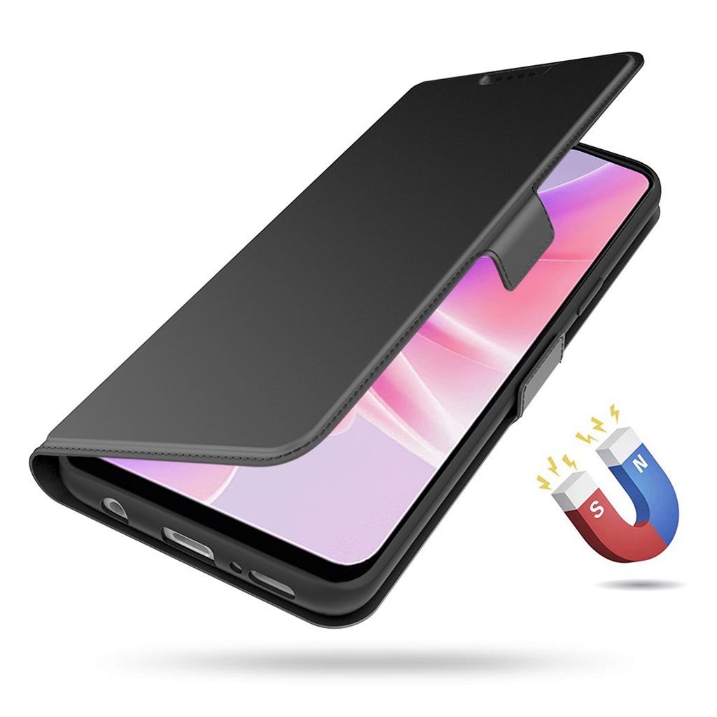 Sony Xperia 1 VII Fodral med Stativ - Svart