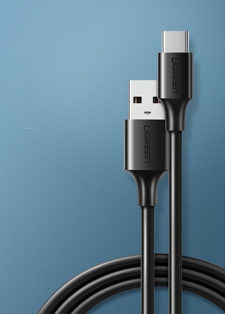 Ugreen US287 60826 USB-A / USB-C 3A kabel 3m - sort
