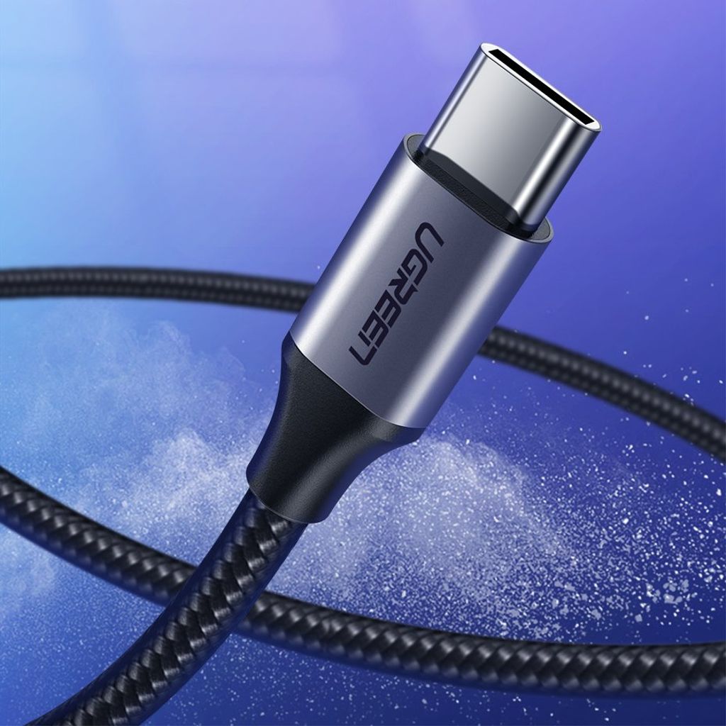 Ugreen US288 60128 USB-A til USB-C QC 3.0 2m kabel – grå