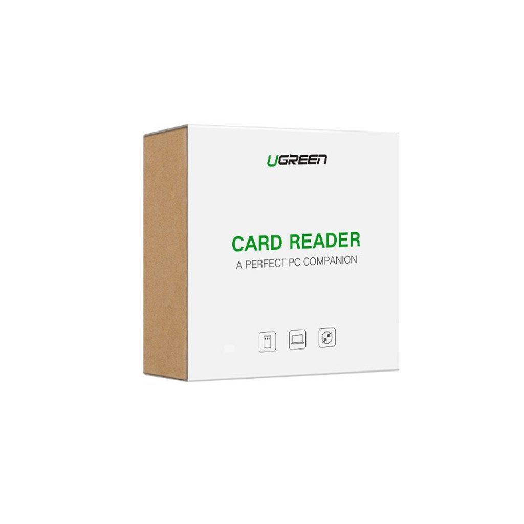 Ugreen CR125 30231 minneskortläsare – SD / micro SD / CF / MS – svart