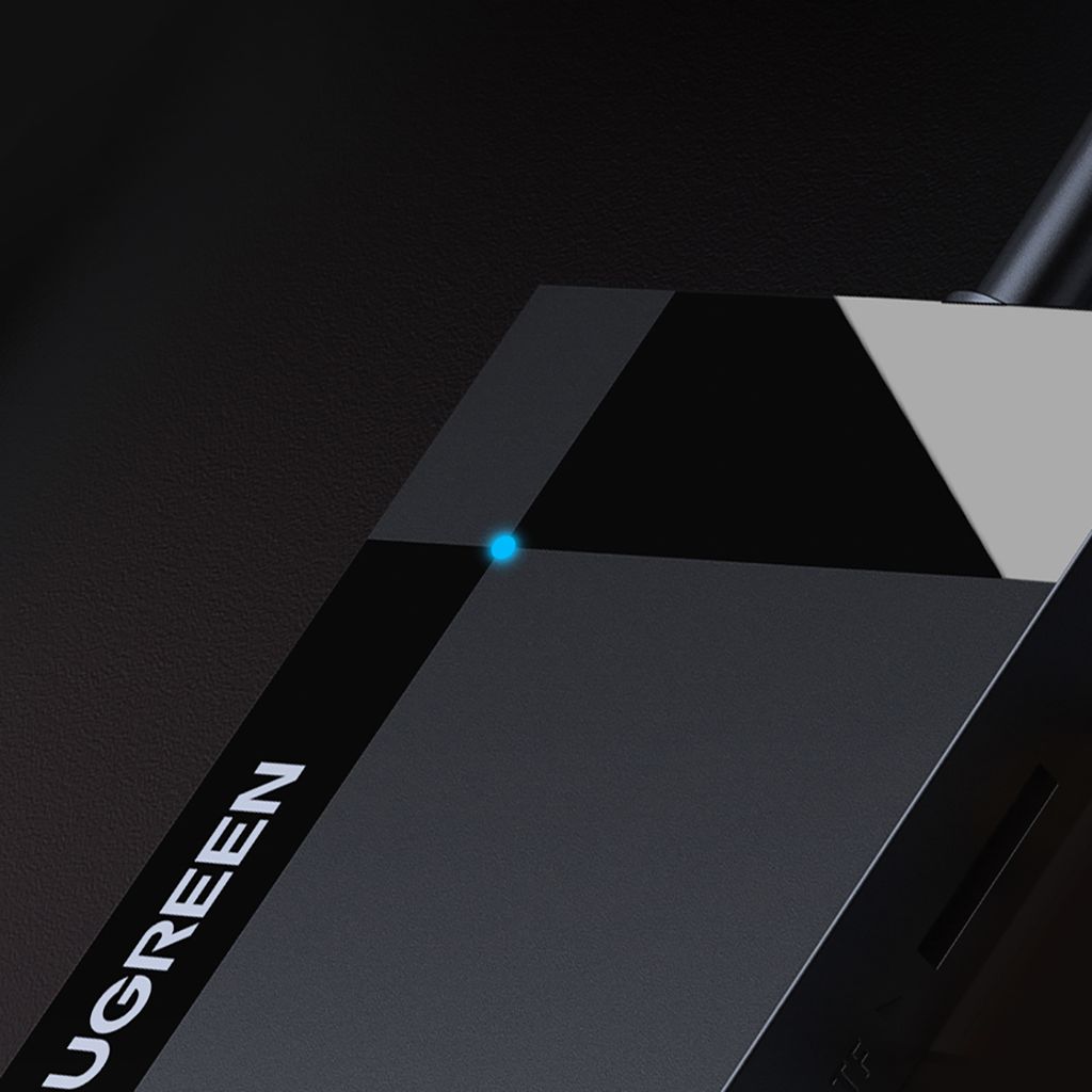 Ugreen CR125 30231 minneskortläsare – SD / micro SD / CF / MS – svart