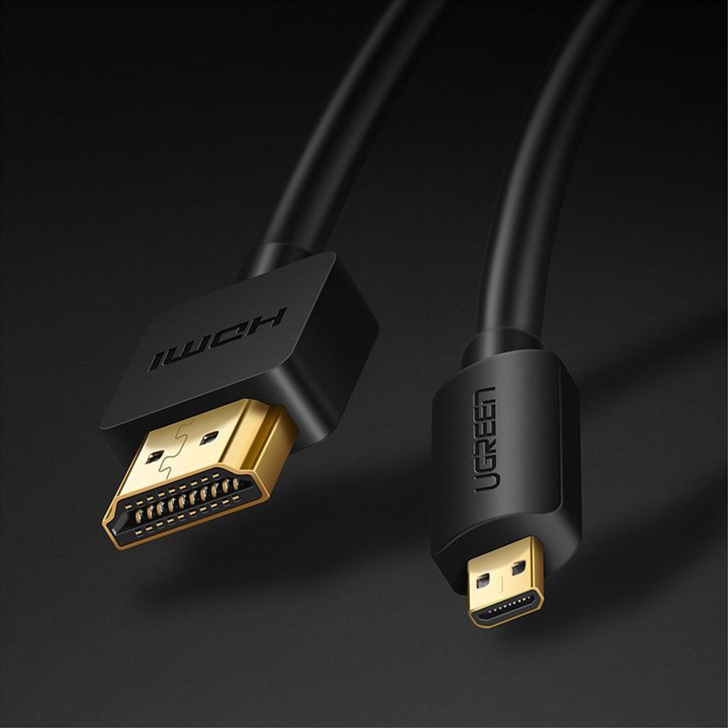 Ugreen HDMI til micro HDMI kabel 1,5m – 4K 60Hz (sort)