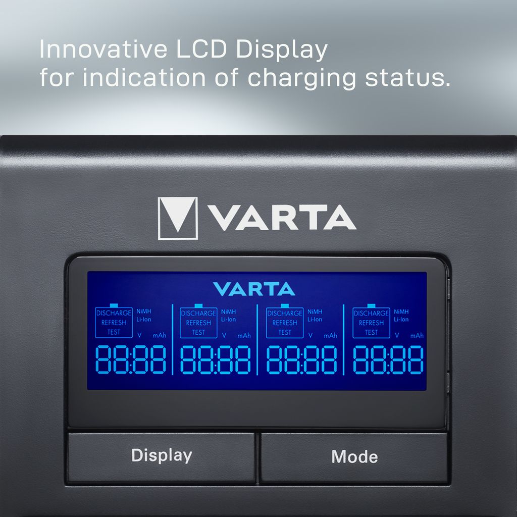 VARTA LCD Dual Tech batteriladdare