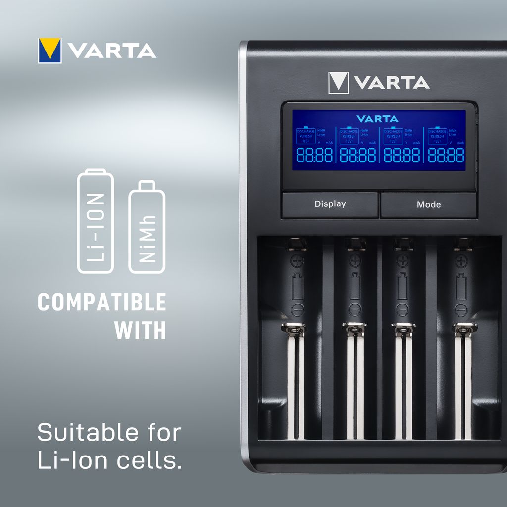 VARTA LCD Dual Tech batteriladdare