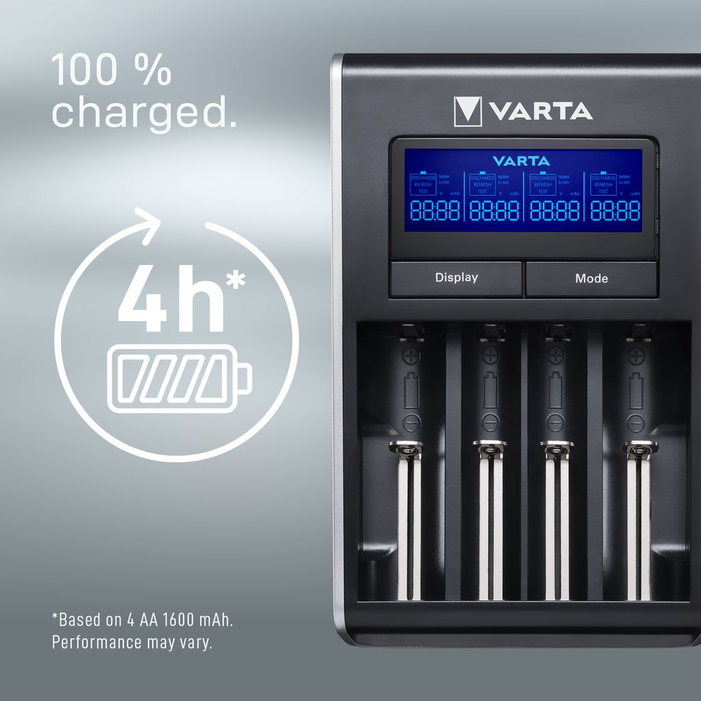 VARTA LCD Dual Tech batteriladdare