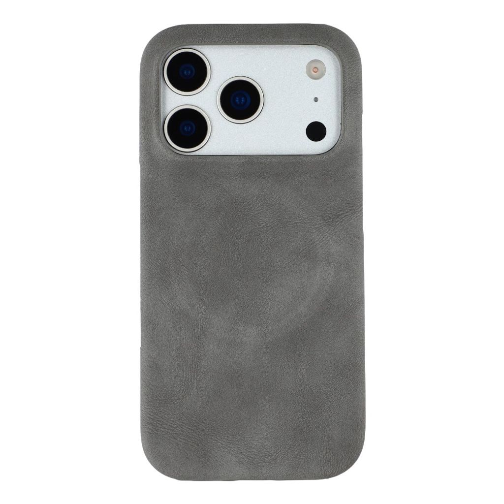 iPhone 18 Pro/17 Pro MagSafe Deksel i PU-skinn - Grå
