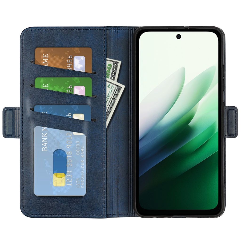 Xiaomi Redmi 15 5G/4G Wallet Cover with Card Slots – Blue