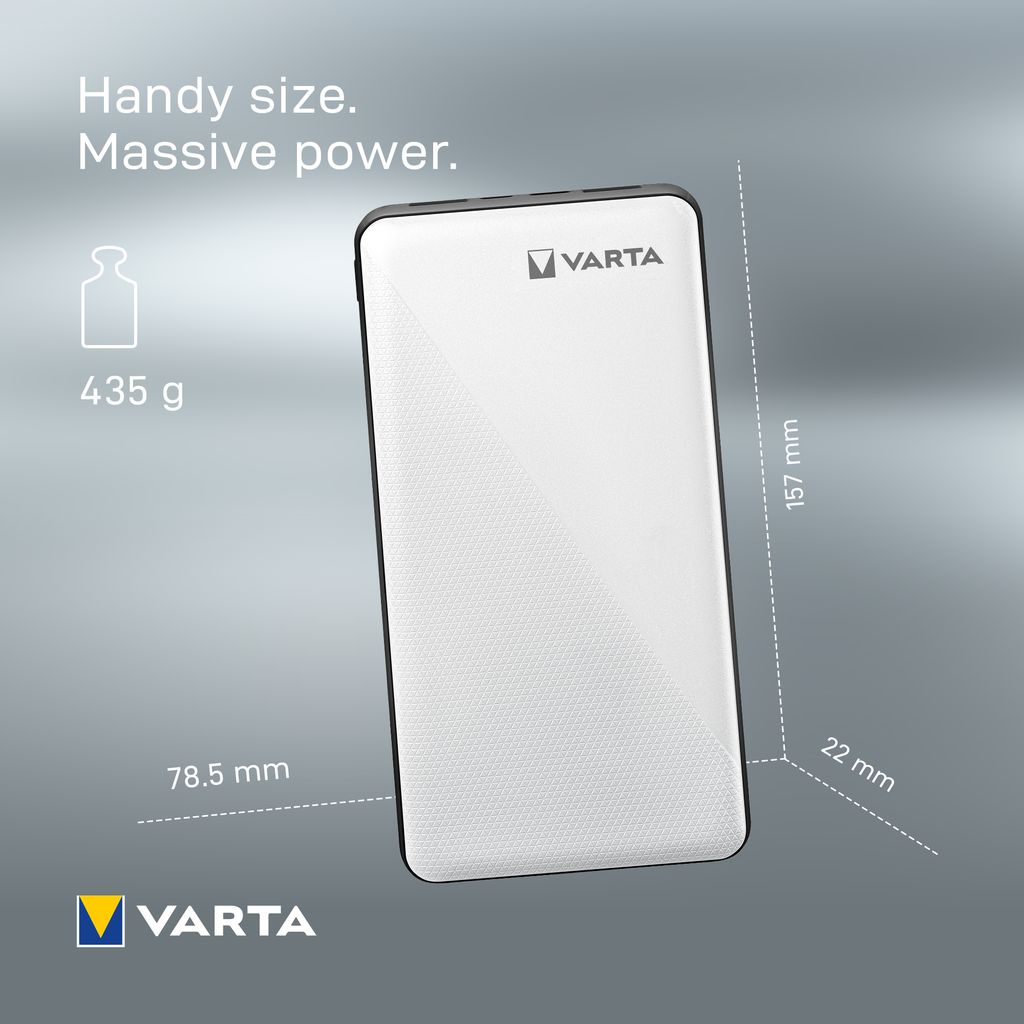 VARTA Energy Powerbank 20000mAh, 2x USB-A, 1x USB-C
