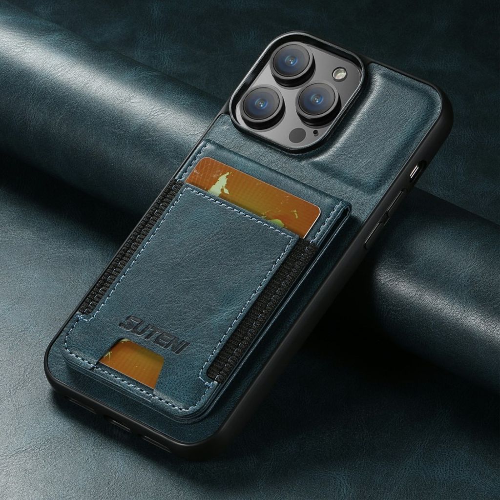 SUTENI iPhone 11 Pro Cover med Stativ - Blå