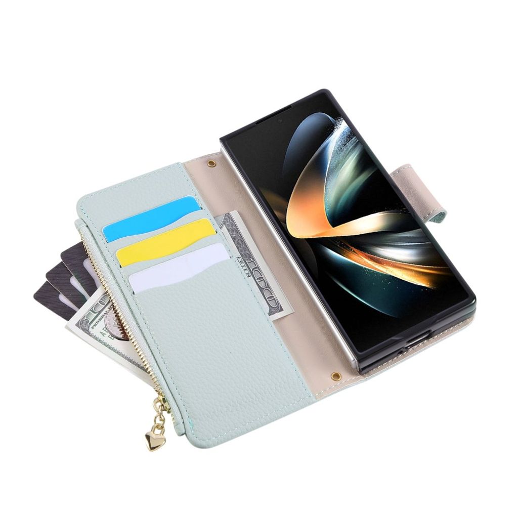 Samsung Galaxy Z Fold7 5G Skal med rem - Ljusgrön