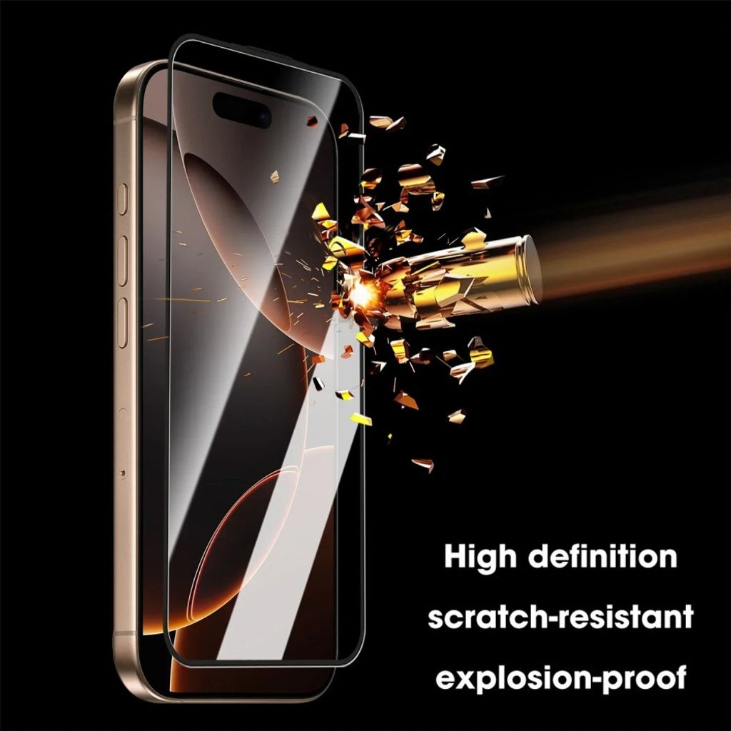 iPhone 18 Pro/17 Pro Skærmbeskytter HD Klar Aluminium-Silikone Glas