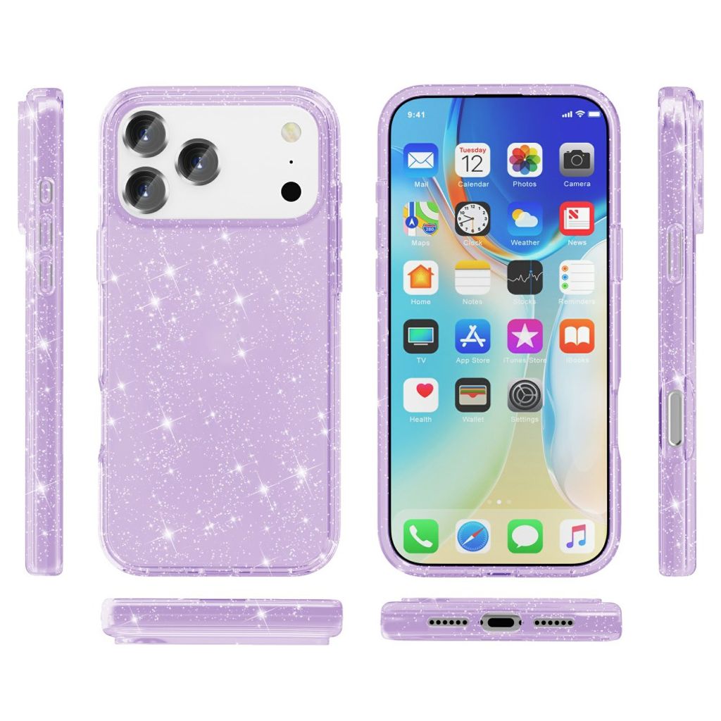 iPhone 17 Pro Max Acrylic Phone Case - Purple