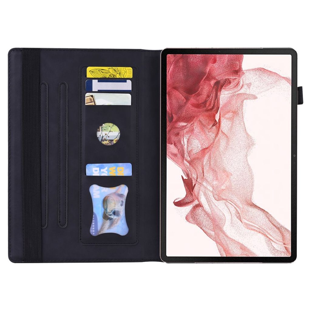Samsung Galaxy Tab S10 FE Plus Cover with Card Slot - Black