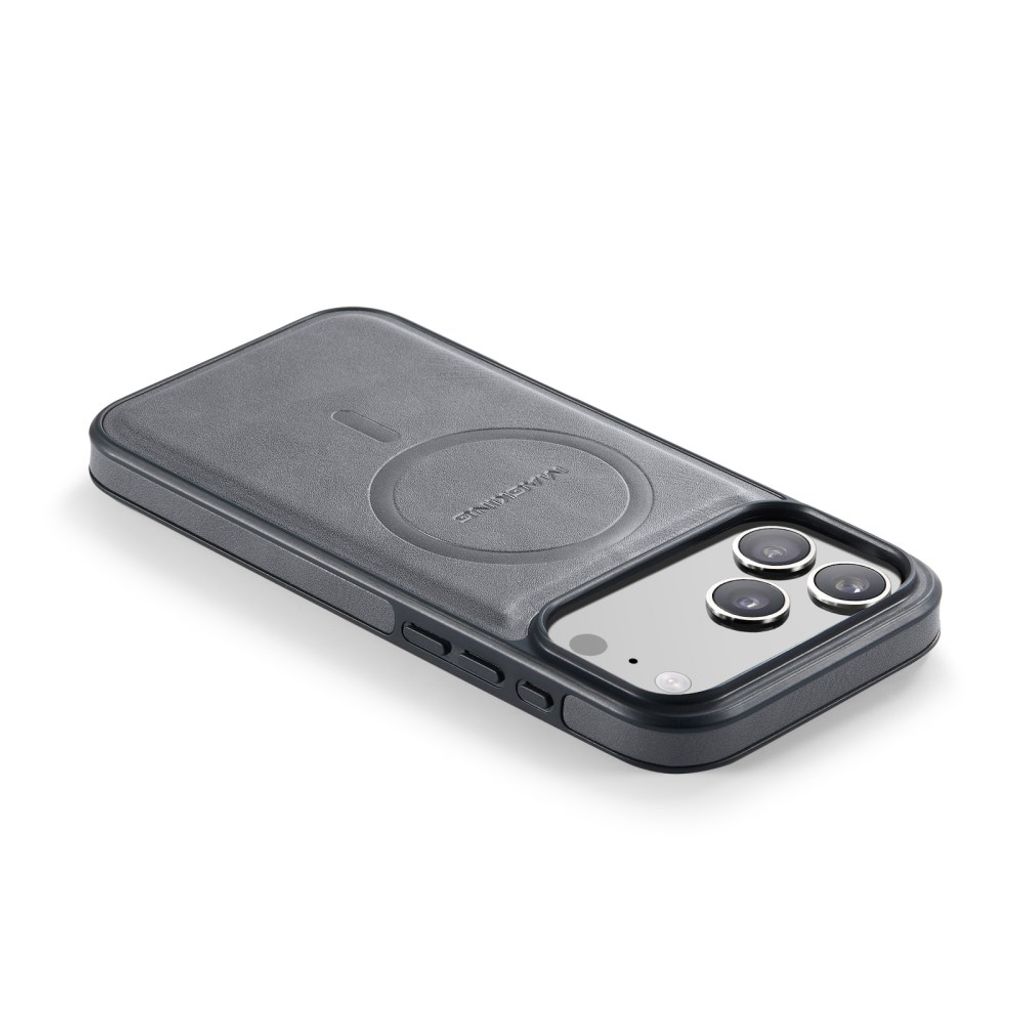MAGKING K1 iPhone 18 Pro / 17 Pro MagSafe Skal i PU-läder - Grå