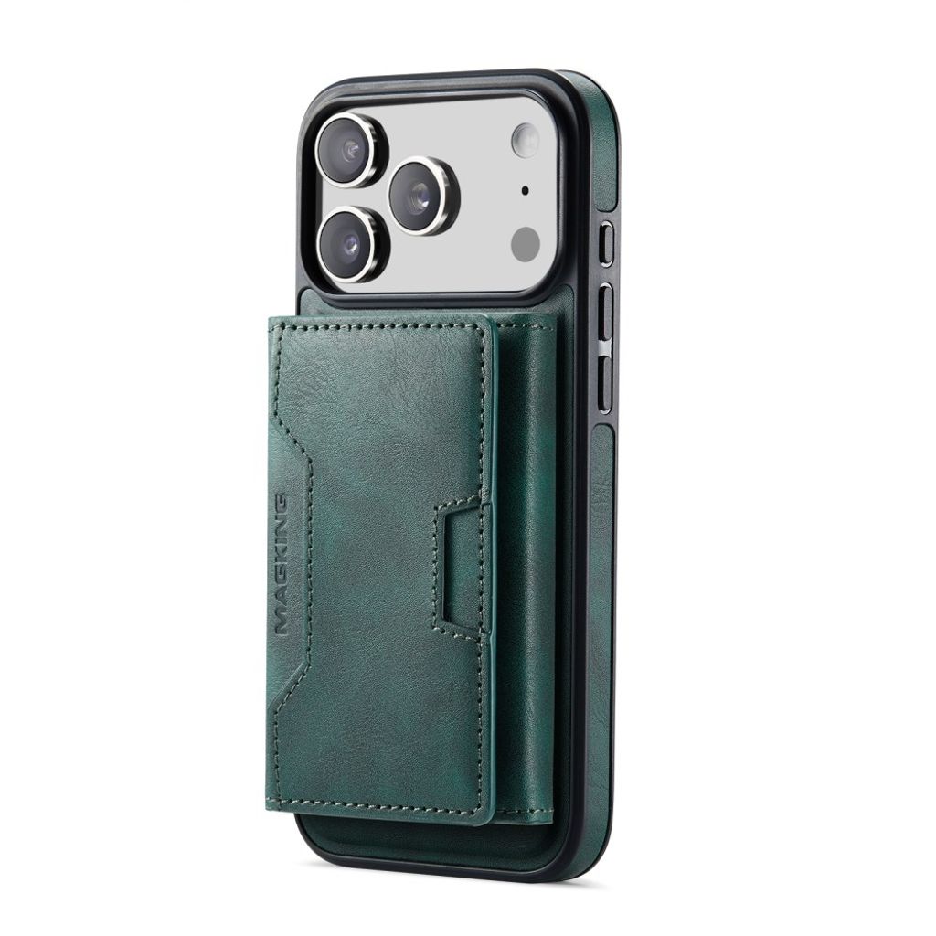 MAGKING iPhone 18 Pro Max/17 Pro Max MagSafe Kuori irrotettavalla lompakolla - Vihreä