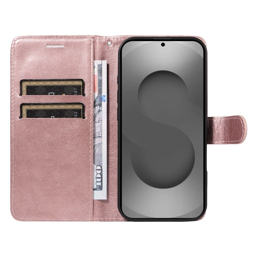 Samsung Galaxy S26 Ultra Cover with Carrying strap - Rose gold