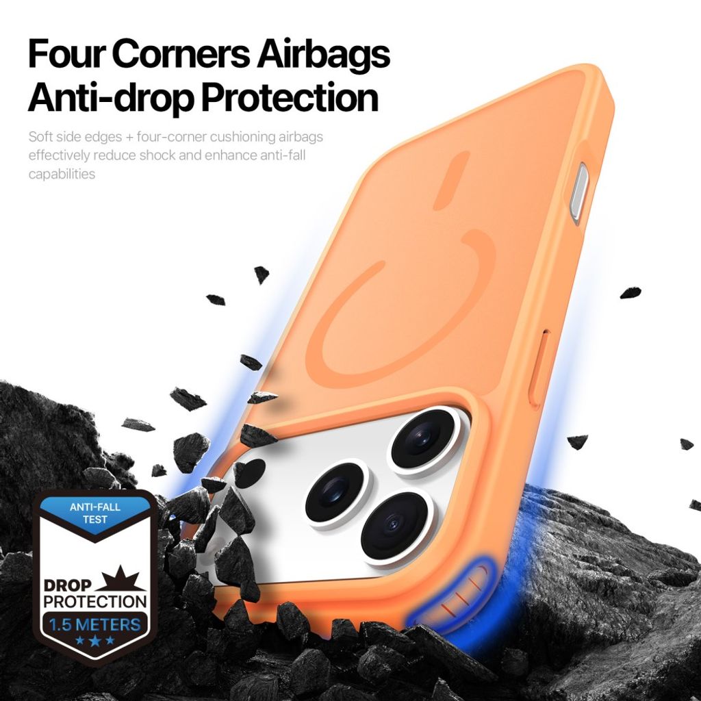Dux Ducis iPhone 18 Pro Max/17 Pro Max MagSafe Kuori - Oranssi