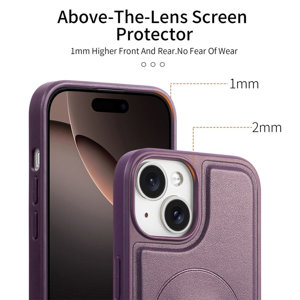 iPhone 14/iPhone 13 MagSafe Compatible Case Wrist Strap - Purple