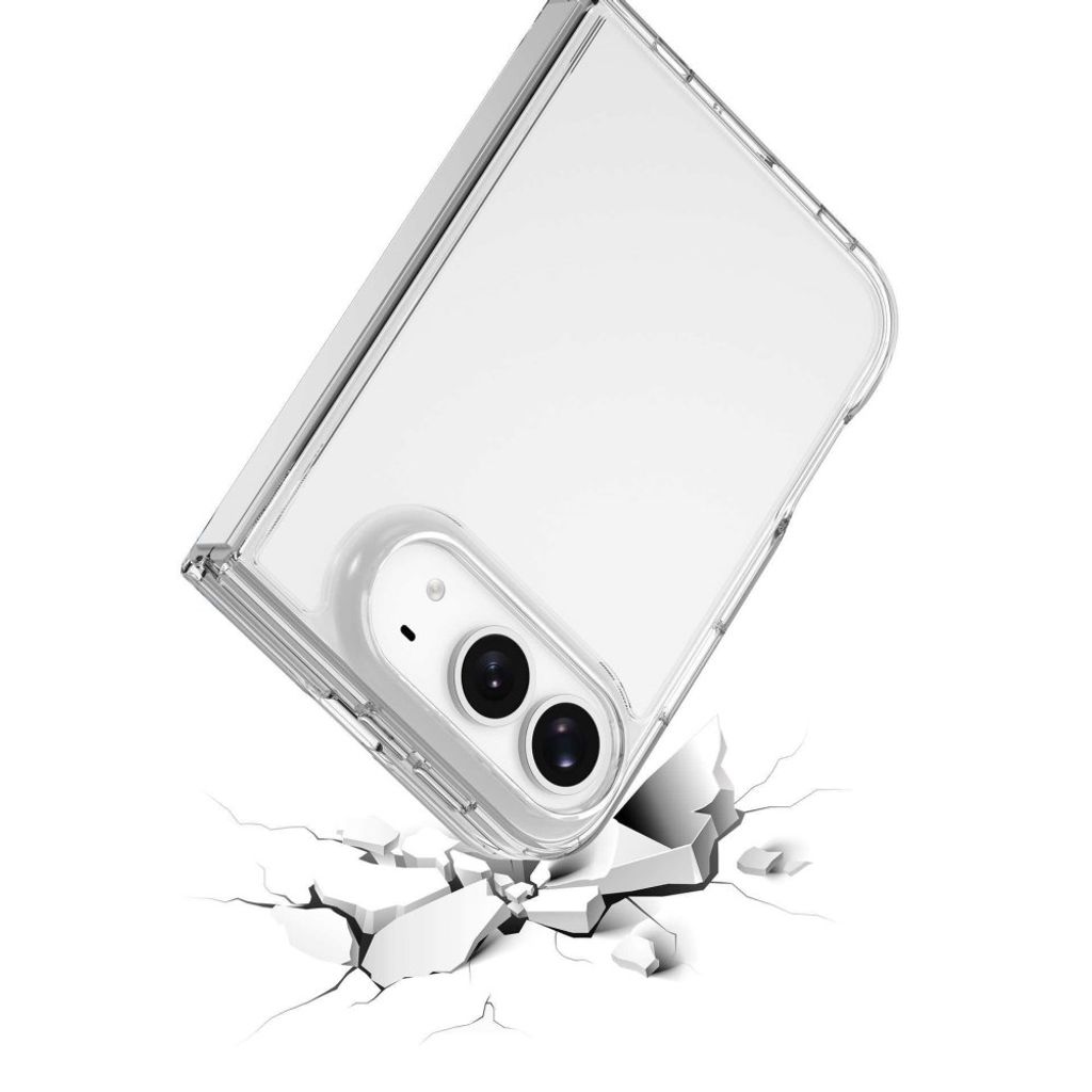 iPhone Duo Cover i TPU/akryl - Gennemsigtig