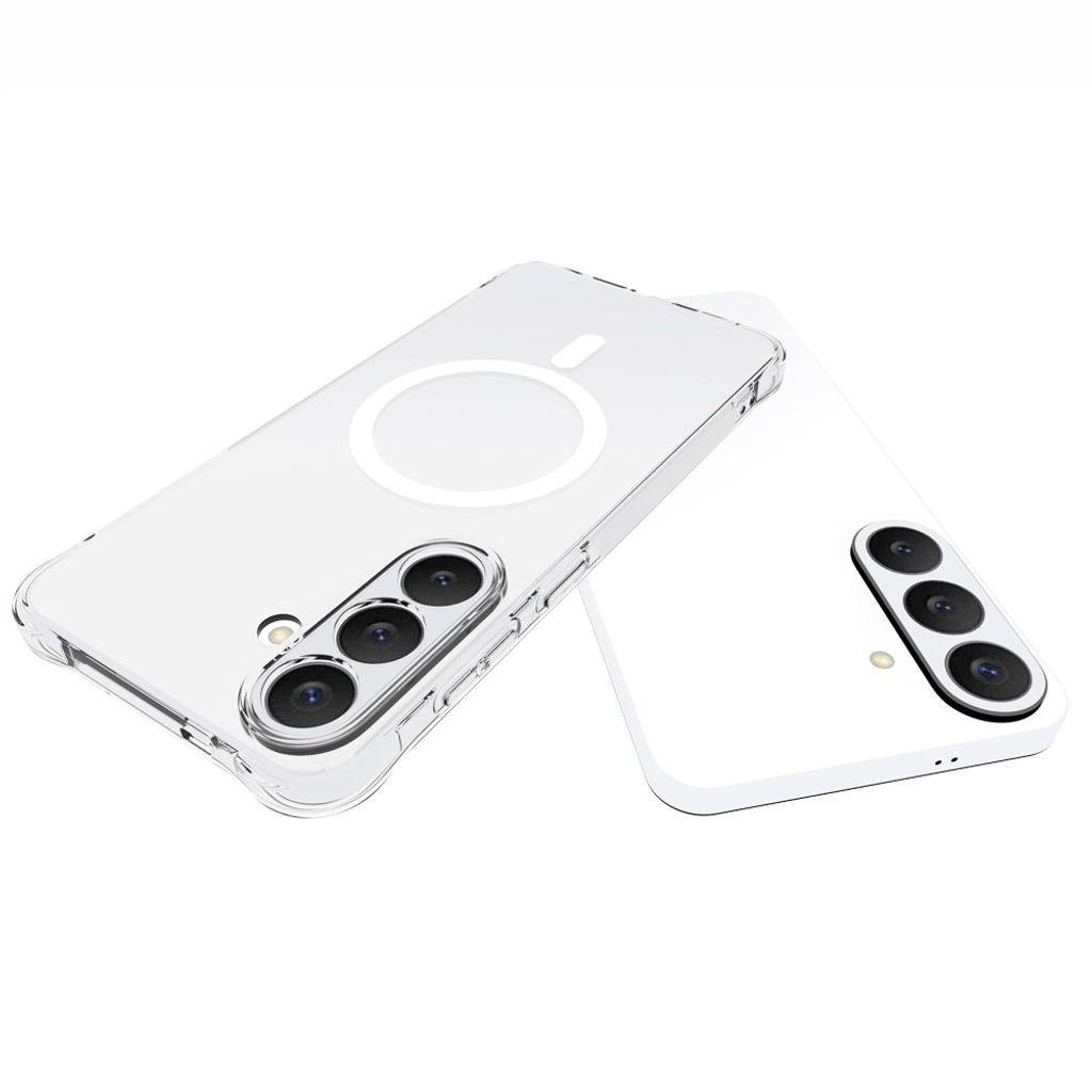 Samsung Galaxy S26 FE Case MagSafe TPU Stødsikker - Gennemsigtig