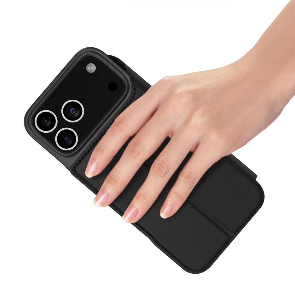 DUX DUCIS iPhone 17 Pro Max Fodral med stativ - Svart