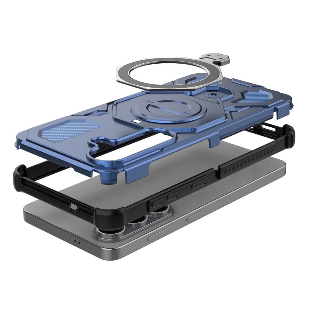 Samsung Galaxy S26 / S26 Pro Skal med Stativ - Mörkblå