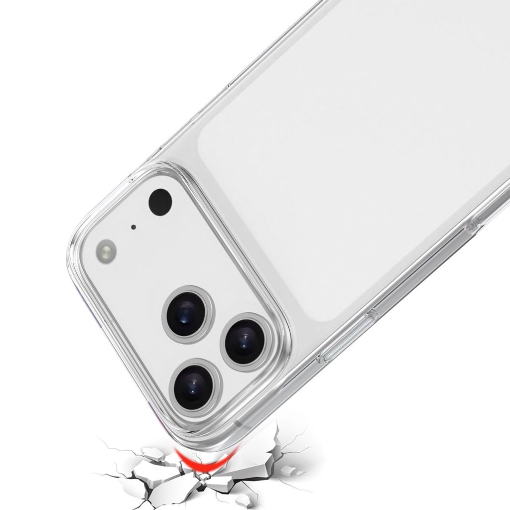 iPhone 18 Pro/17 Pro Cover Anti-fingeraftryk - Gennemsigtig