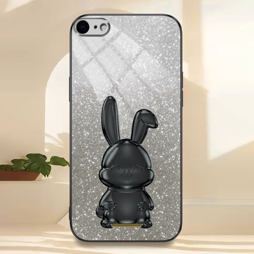 iPhone 6/7/8/SE 2020/2022 Skal med Stativ - Svart