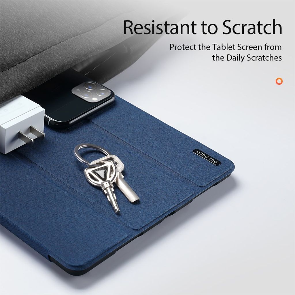 Dux Ducis iPad A16 11" 2025/10.9" 2024 Flip cover med holder til styluspen - Blå