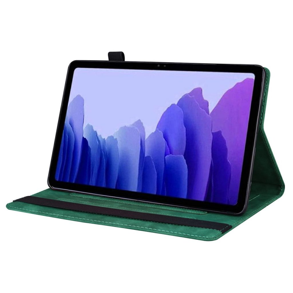 Samsung Galaxy Tab S12 Plus Folio flip cover med kortlommer - Grøn
