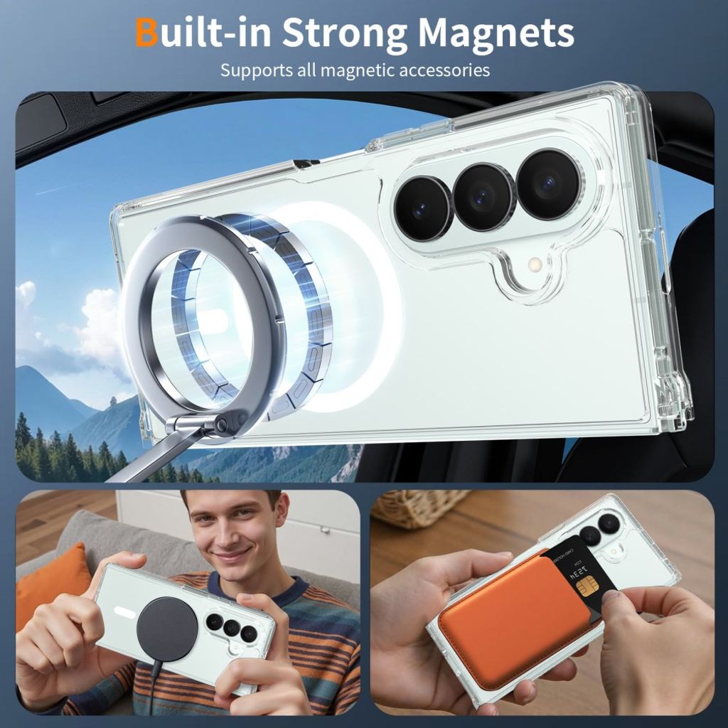 Samsung Galaxy Z Fold8 Ultra MagSafe Cover - Gennemsigtig