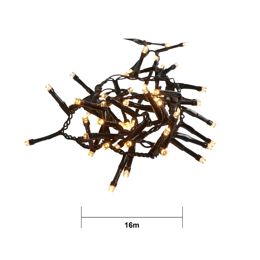Lyskæde Golden Warm White - 800 LED, 16 meter - Udendørs