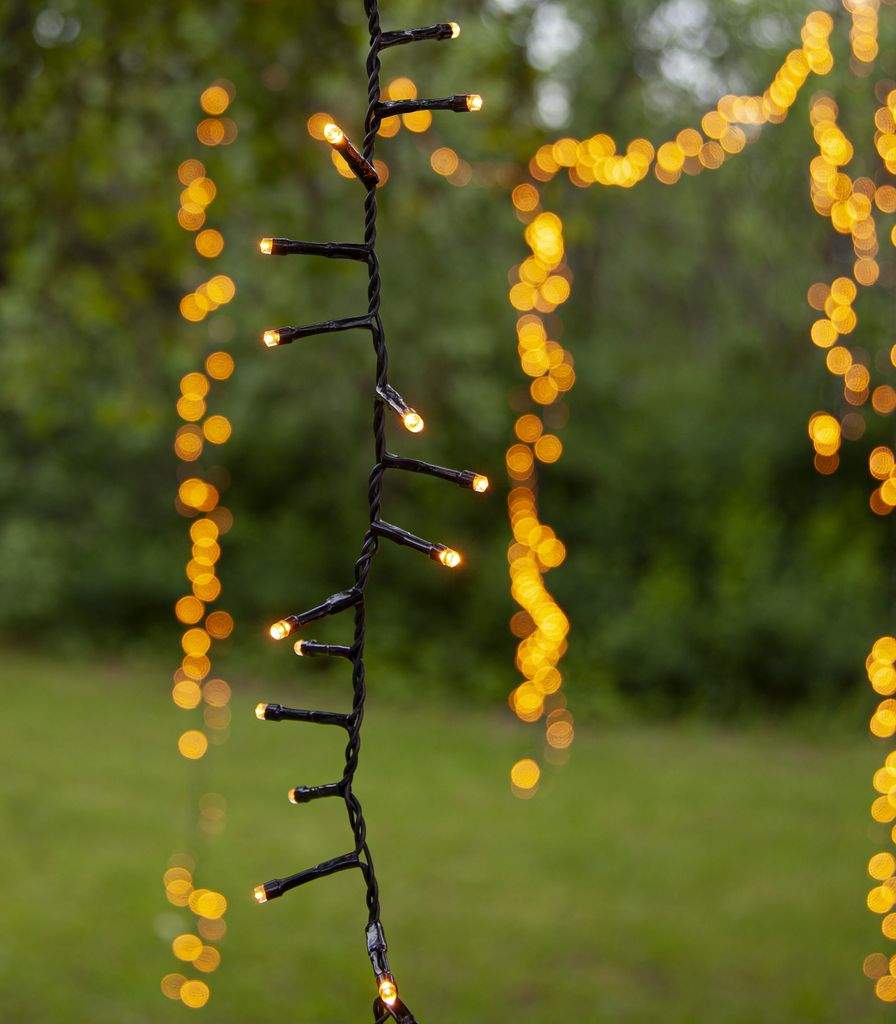 Lyskæde Golden Warm White - 800 LED, 16 meter - Udendørs
